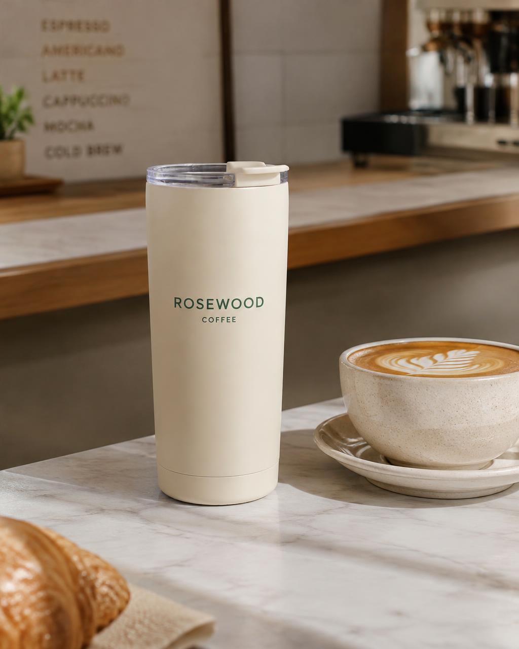 Rosewood Coffee branded merch